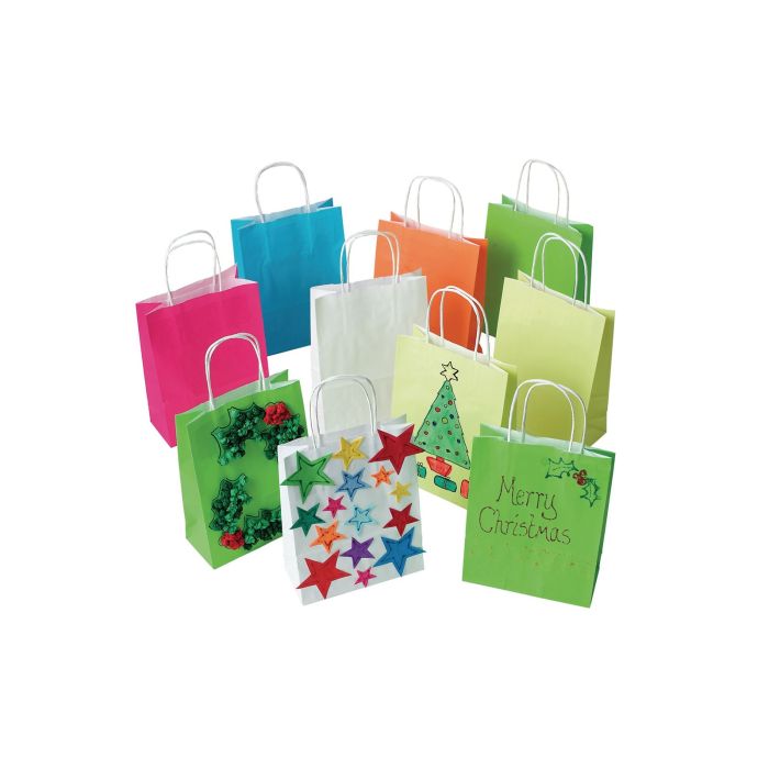 Classmates Paper Bags - Assorted Colours - Pack of 36