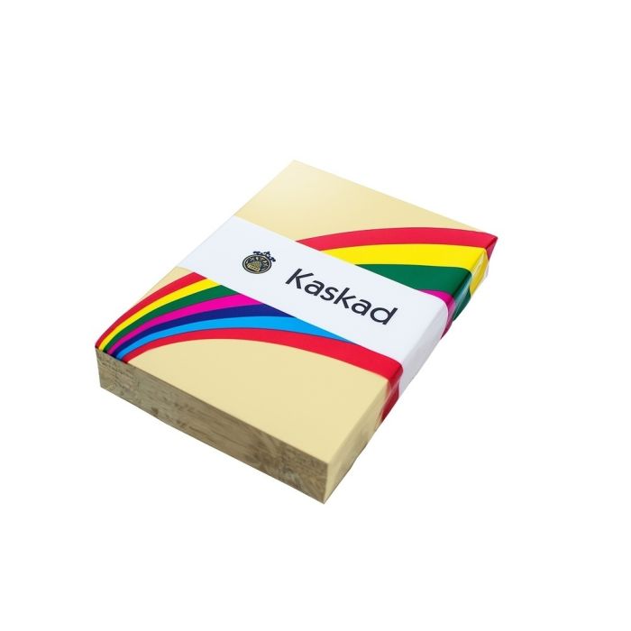 Kaskad Pastel Tints A4 80gsm - Wheatear Yellow - Pack of 500