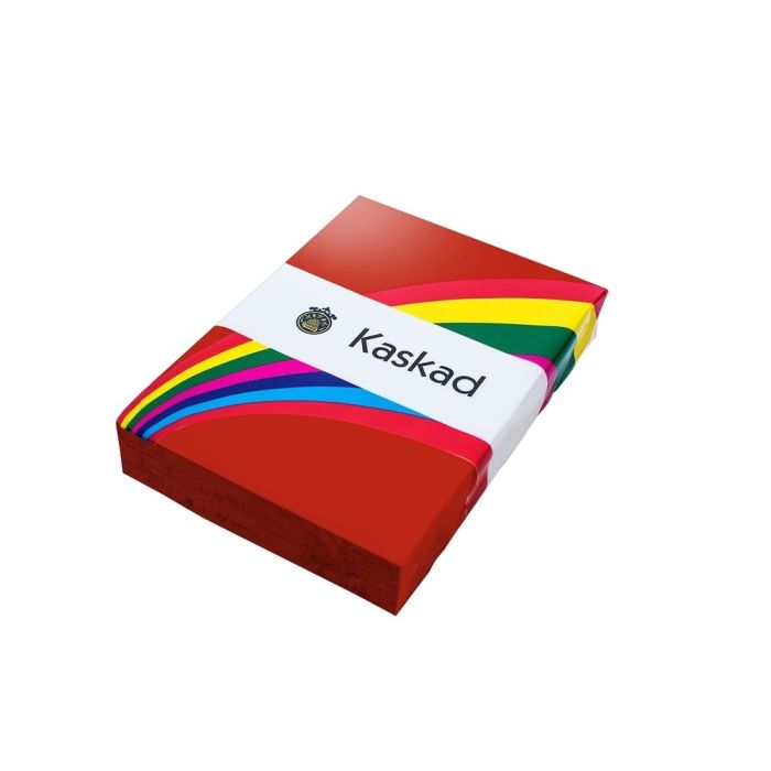 Kaskad Deep Tints A4 160gsm - Rosella Red - Pack of 250