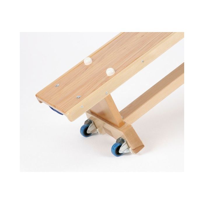 Traditional Balance Bench 2.67m (8'9in) Castors & Hooks One End