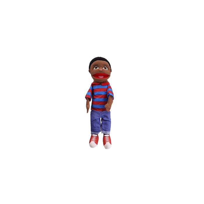 Giant Multicultural Hand Puppets - Black Boy