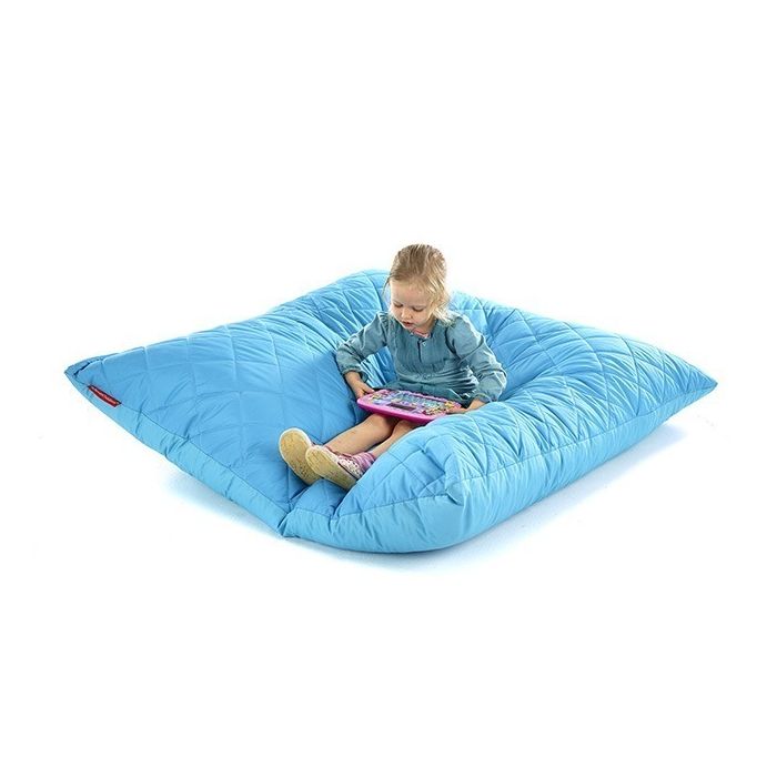 Large Outdoor Quilted Cushions 1.5 x 1.5m - Lime