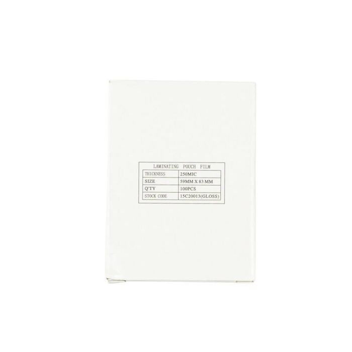 Laminating Pouches IBM 59 x 83mm 250 Micron - Pack of 100
