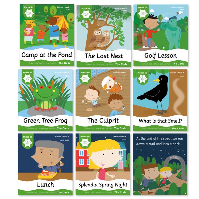Smart Kids The Code Phase 3 Non-fiction Books - Pack of 8