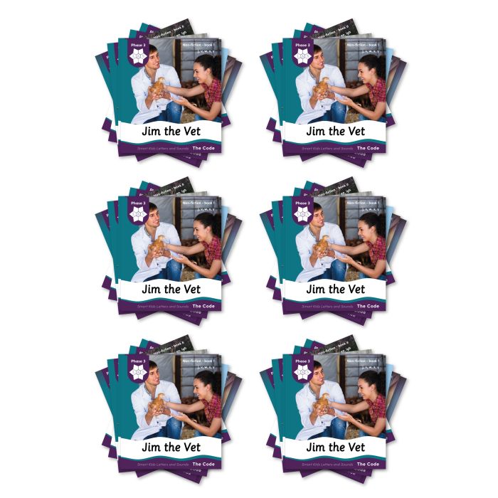 Smart Kids The Code Phase 3 Non-fiction Books - Set of 48