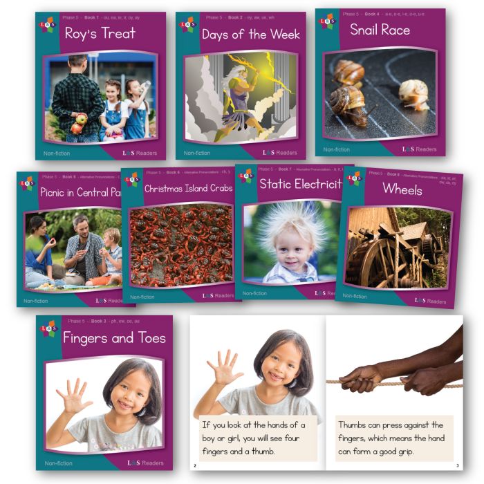 Smart Kids The Code Phase 5 Non- Fiction Readers - Set of 48