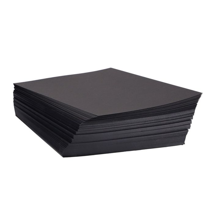 Rothmill Coloured Card (280 Micron) - A4 - Charcoal Black - Pack of 200
