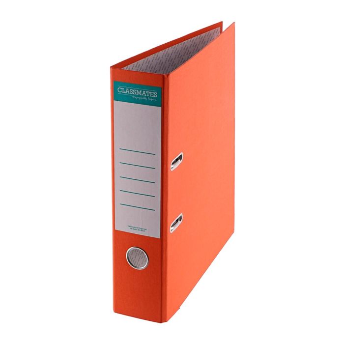 Classmates A4 Lever Arch File Orange - Pack of 10