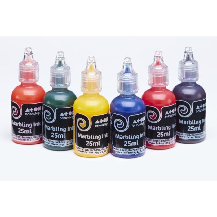 Marbling Inks 25ml Assorted - Pack of 6