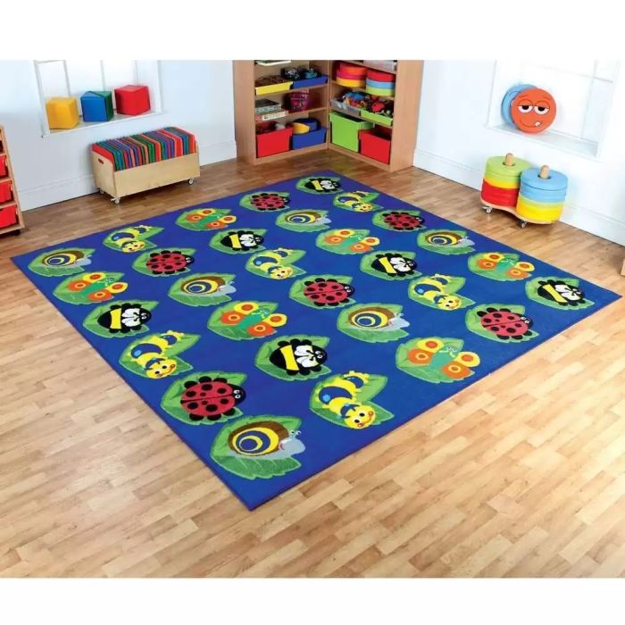 Back to Nature Square Bug Rug 3 x 3m