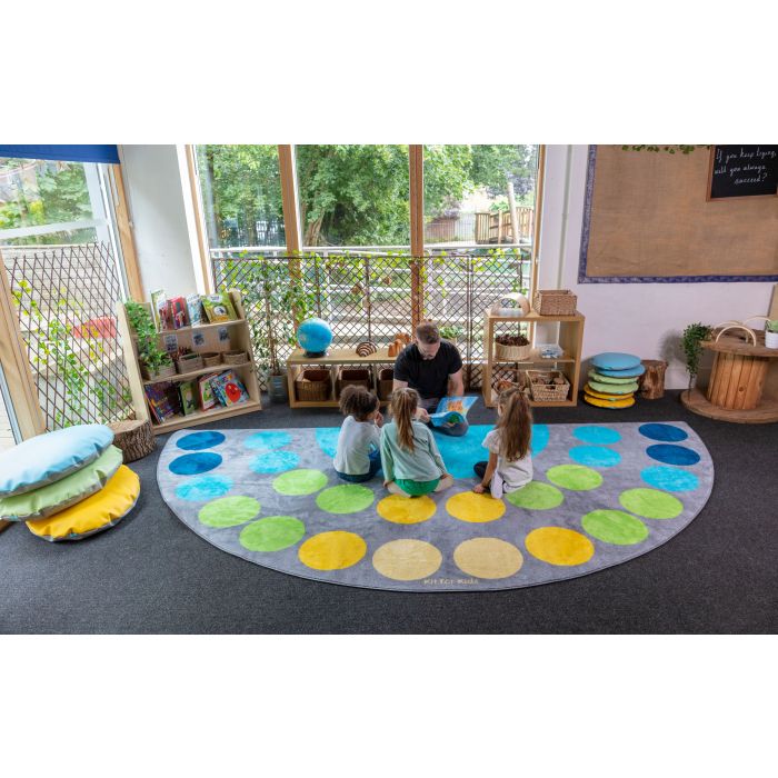 Lake Large Semi-Circle Carpet - 4m x 2m