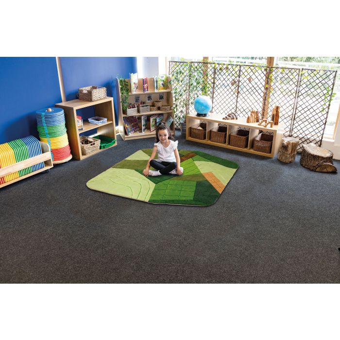 Kit for Kids Aerial Landscape Super Deluxe Carved Carpet