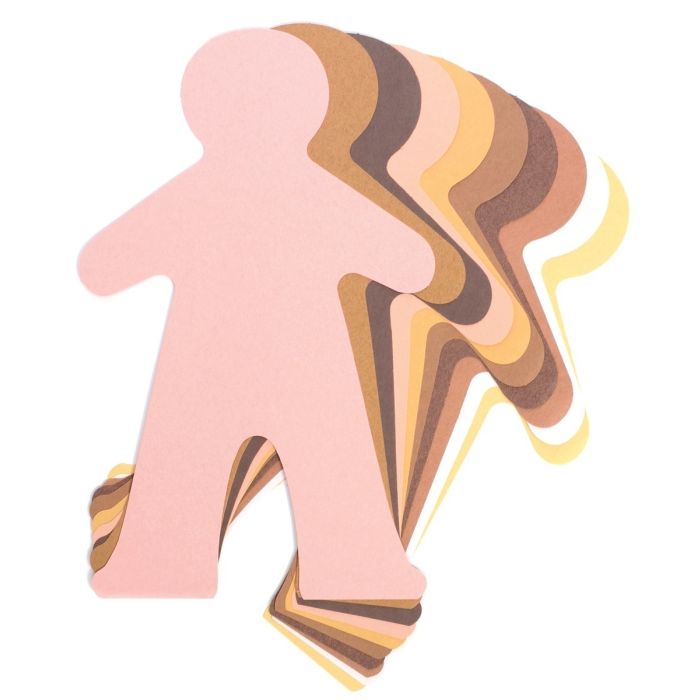 Multicultural Die Cuts - Bodies Shapes - Pack of 50