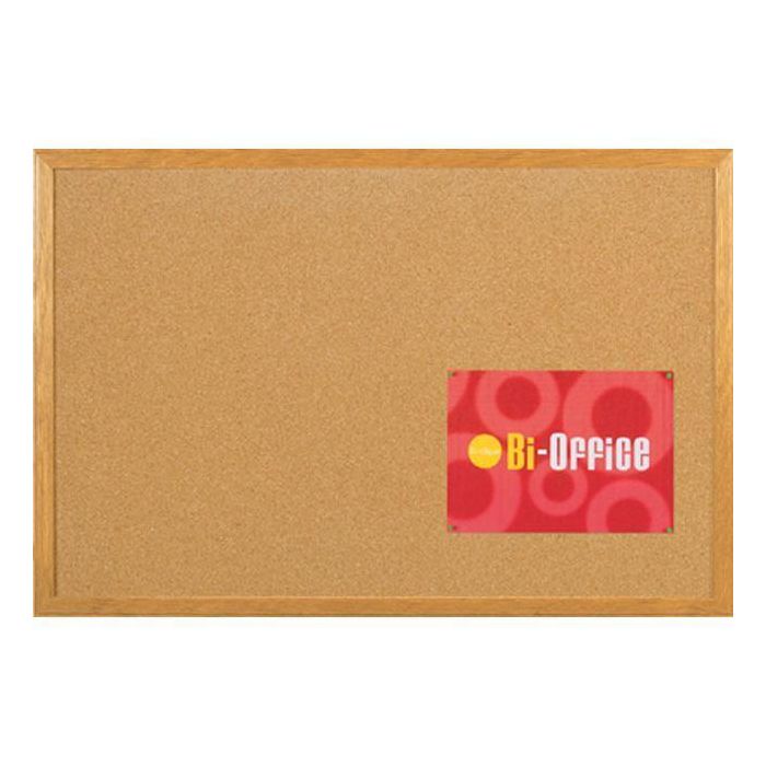 Cork Noticeboard With Wooden MDF Frame - 900 x 600mm