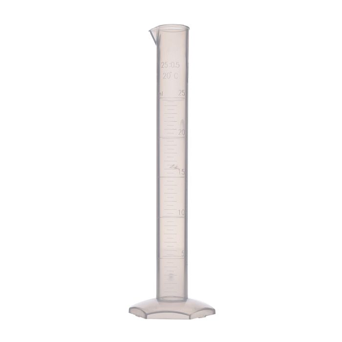 Measuring Cylinder Polypropylene 25ml - Pack of 12