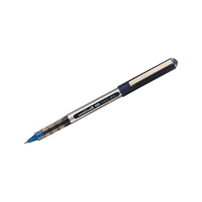 Uni-Ball Micro Eye Rollerball Pens - Blue UB150 - Pack of 12