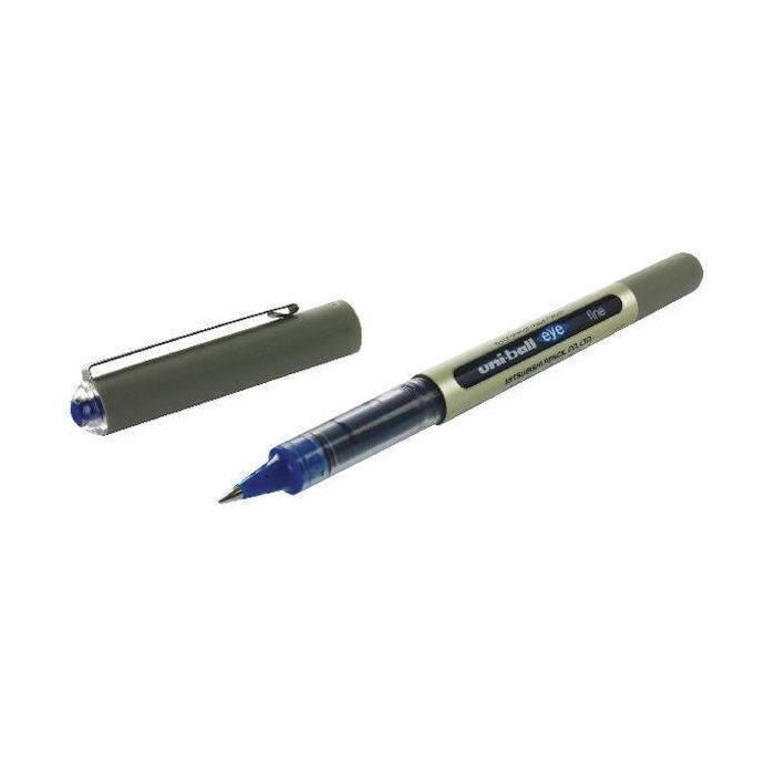 Uni-Ball Fine Eye Rollerball Pens - Blue UB157 - Pack of 12