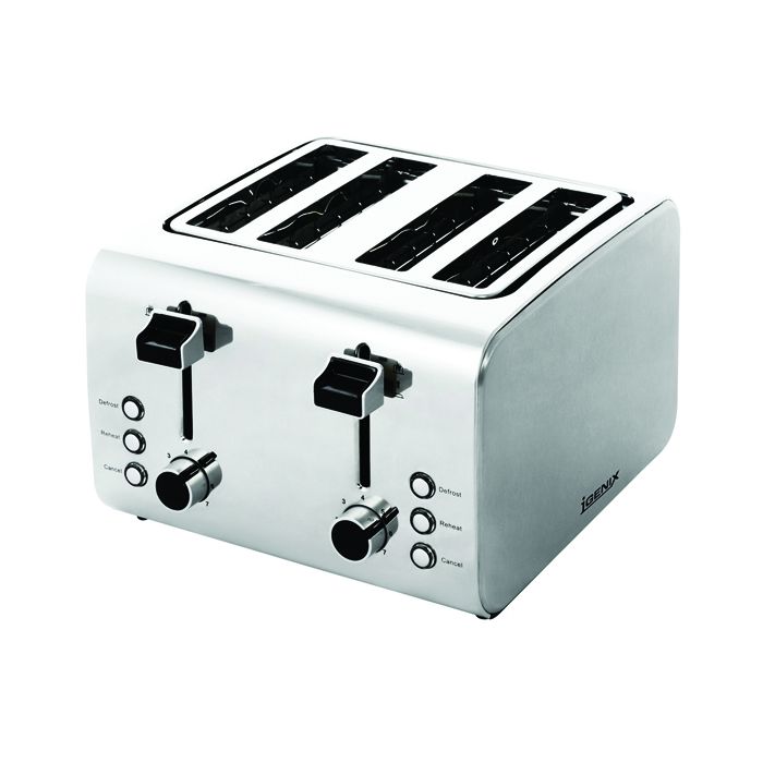 Four Slice Toaster - Stainless Steel