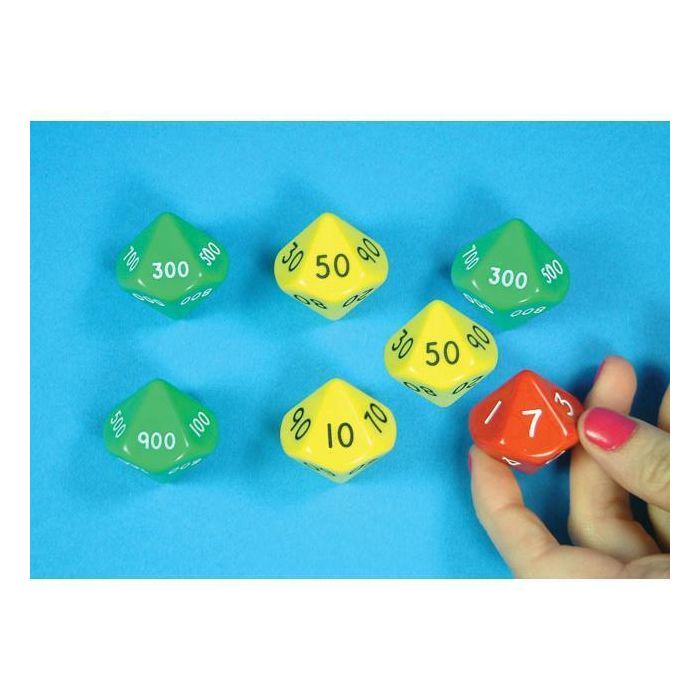Jumbo Place Value Dice - Pack of 30