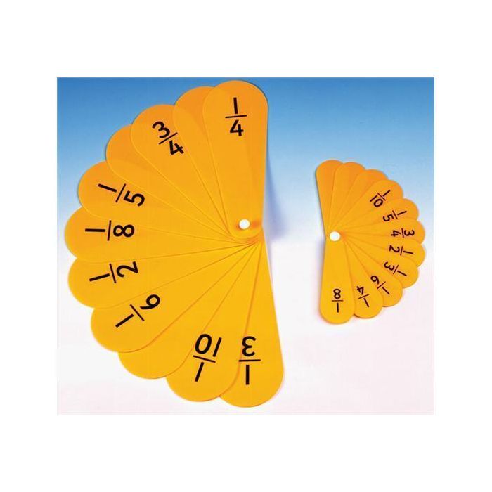 Teacher Fraction Fan - Pack of 2