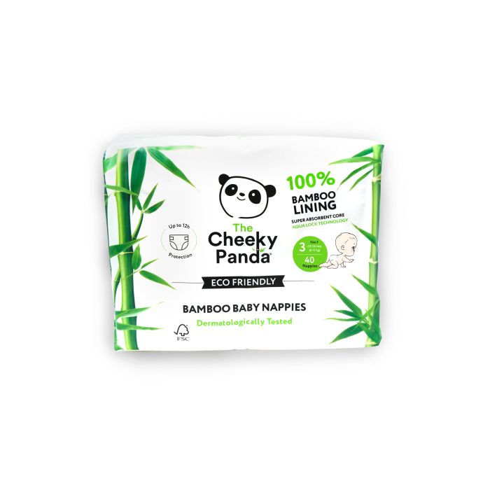 The Cheeky Panda Nappies Size 3 - Pack of 38