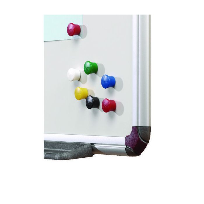 Nobo Magnetic Drawing Pins Tub 12 Assorted