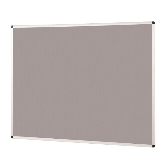 Noticeboard Aluminium Frame 1200 x 900mm - Grey