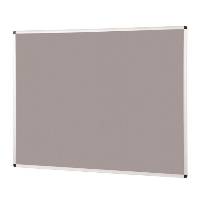 Noticeboard Aluminium Frame 1200 x 1500mm - Grey