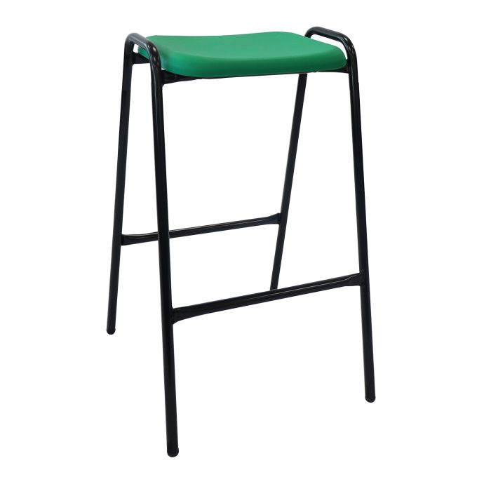 Stacking Classroom Stools - Green - 660mm