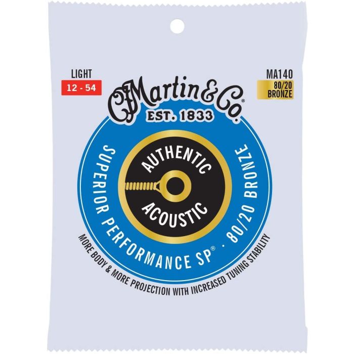 Martin MA140 Light Acoustic Guitar Strings