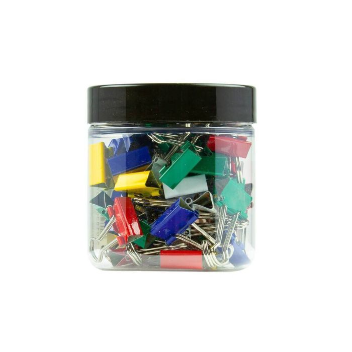 Necessities Tubs Foldback Clips 19mm Assorted - Pack of 50