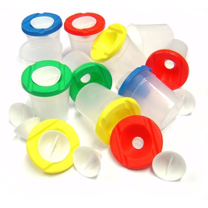 Non Spill Paint Pot - Pack of 10