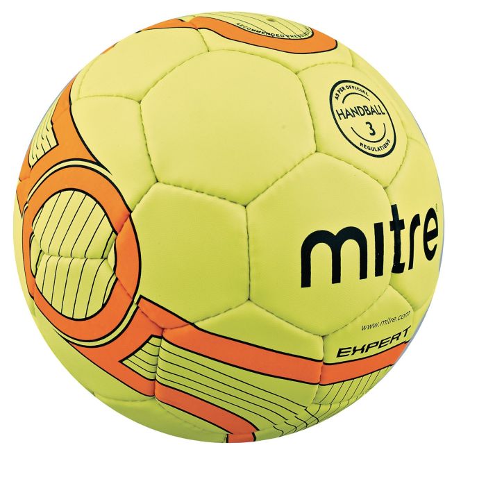 Mitre Expert Handball - Size 2 - Yellow/Orange
