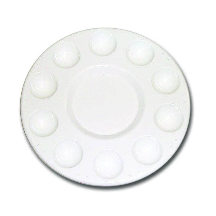 10 Wel Round Mixing Palette - Pack of 12