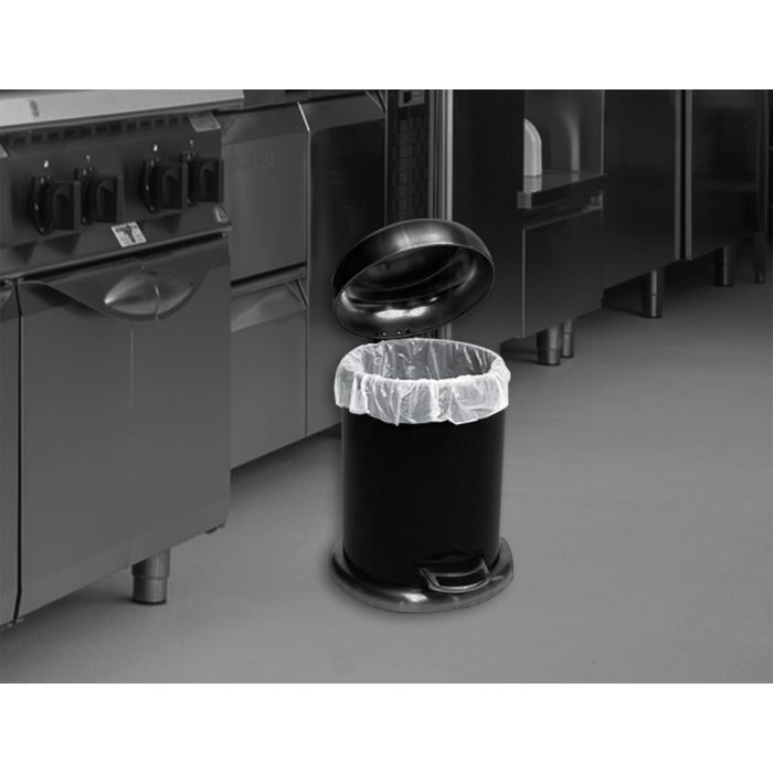 White Pedal Bin Liner Heavy Duty 80 Guage 10 Litre Roll - Pack of 1000
