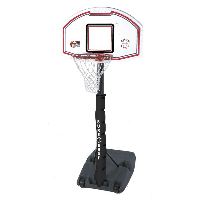 Sureshot U Just Portable Basketball Unit - Black/Red-White