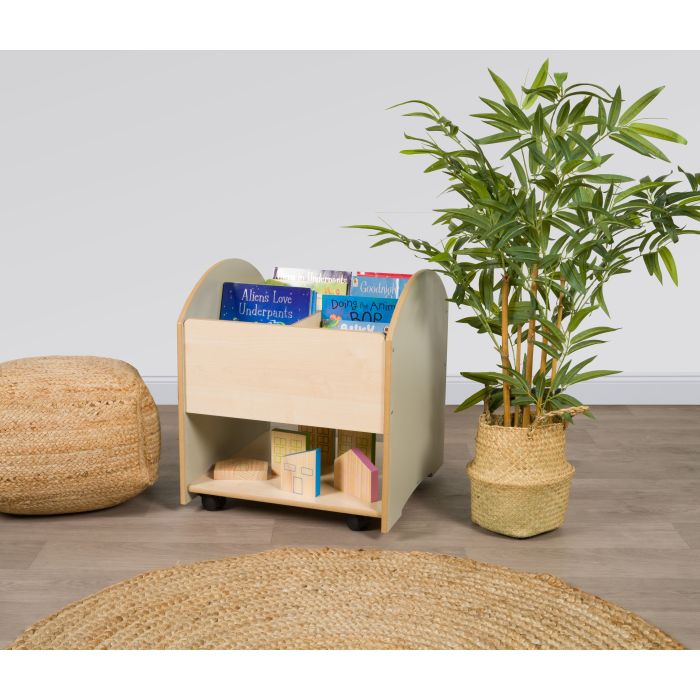 Curve Style Kinderbox - Green/ Maple