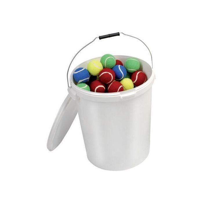 Play Tennis Balls Bucket - Yellow - Pack of 96