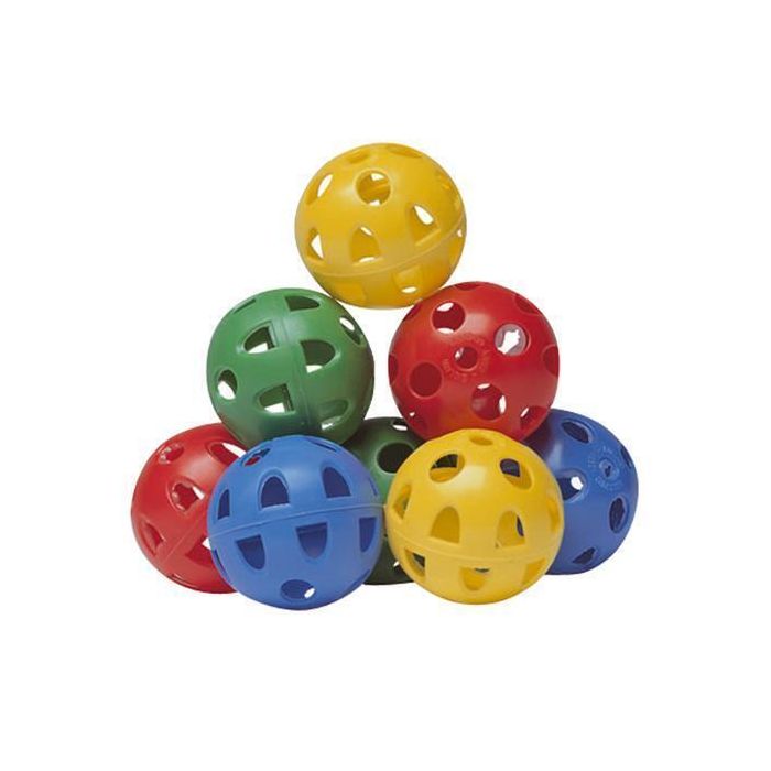 Perforated Ball 70mm Team Colours Pack - Pack of 12