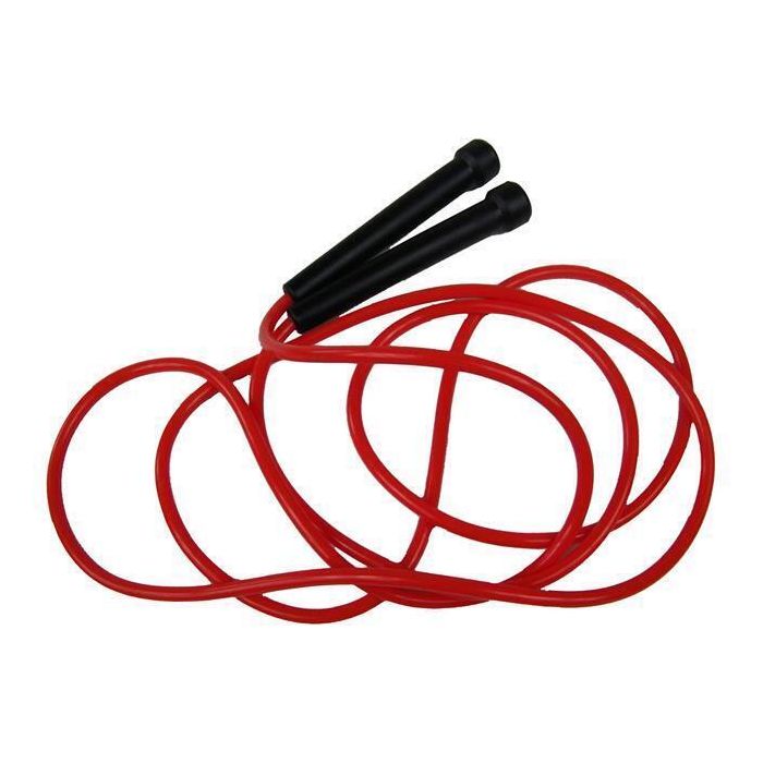 Plastic Skipping Rope Red 11ft With Handle - Pack of 10