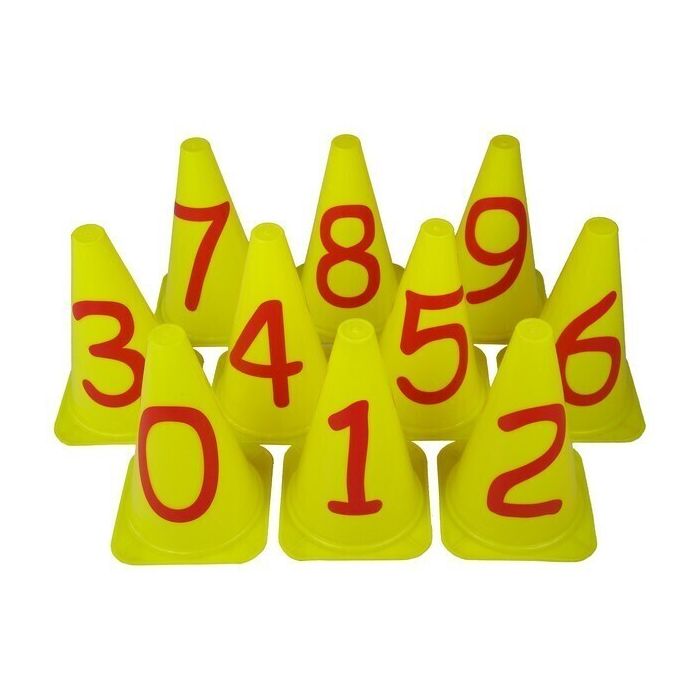Numbered Cones Set
