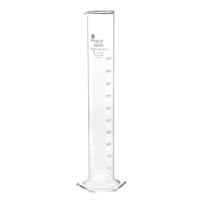 Philip Harris Glass Measuring Cylinder 1000ml