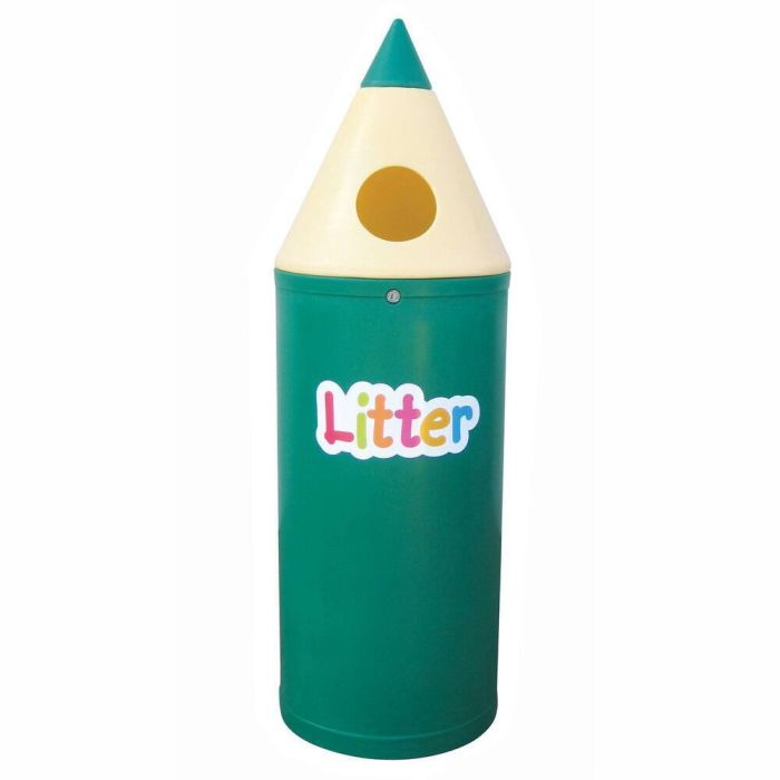 Pencil Bin With 'Litter' Letters Midi: 52L Capacity