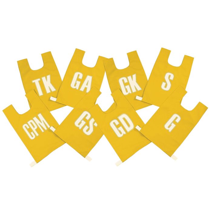 High Fives Bib Set - 8-14 Years - Yellow - Pack of 8