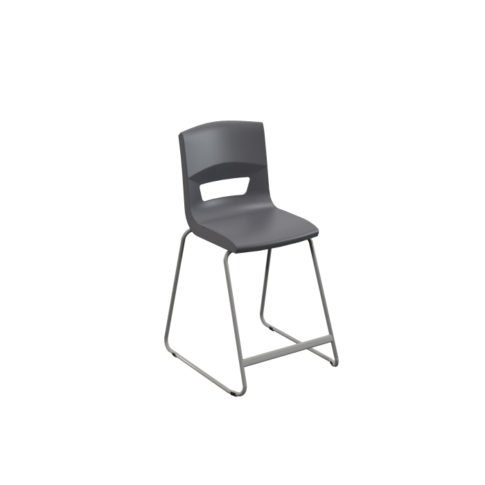 Postura+ One Piece High Chair - Slate Grey - 11-14 years