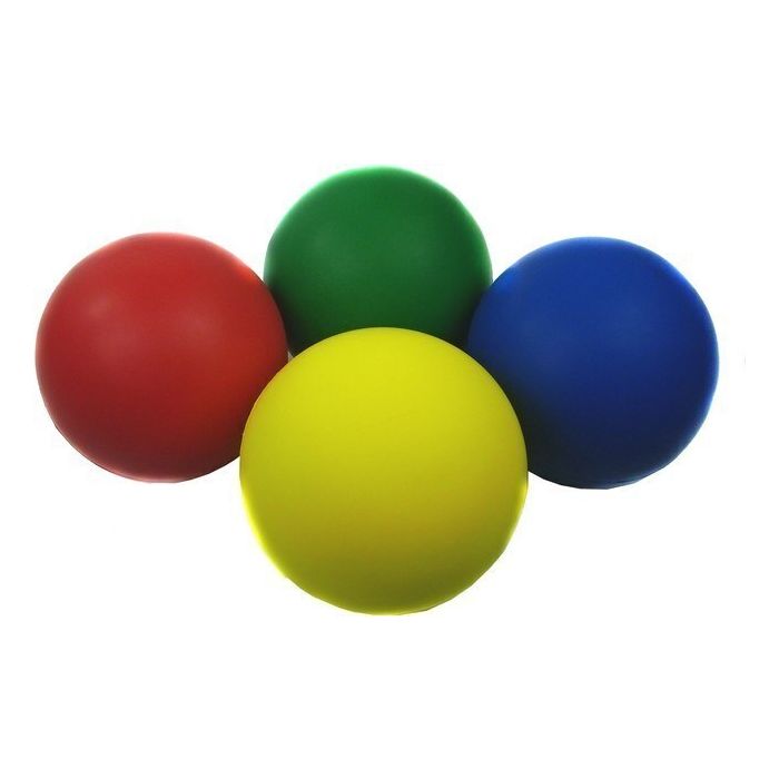 Coated Foam Sponge Ball 21cm - Team Colours - Pack of 4