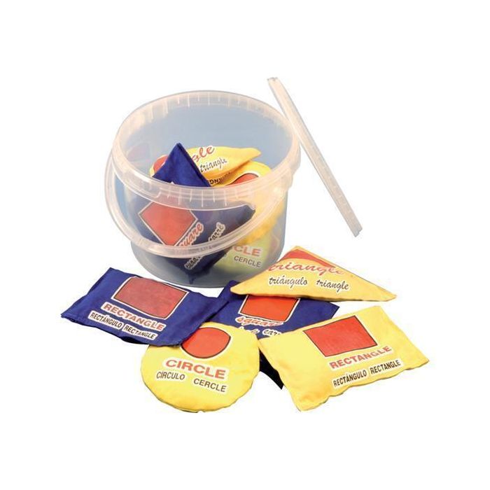 Shape Bean Bags Bucket Mixed - Pack of 8