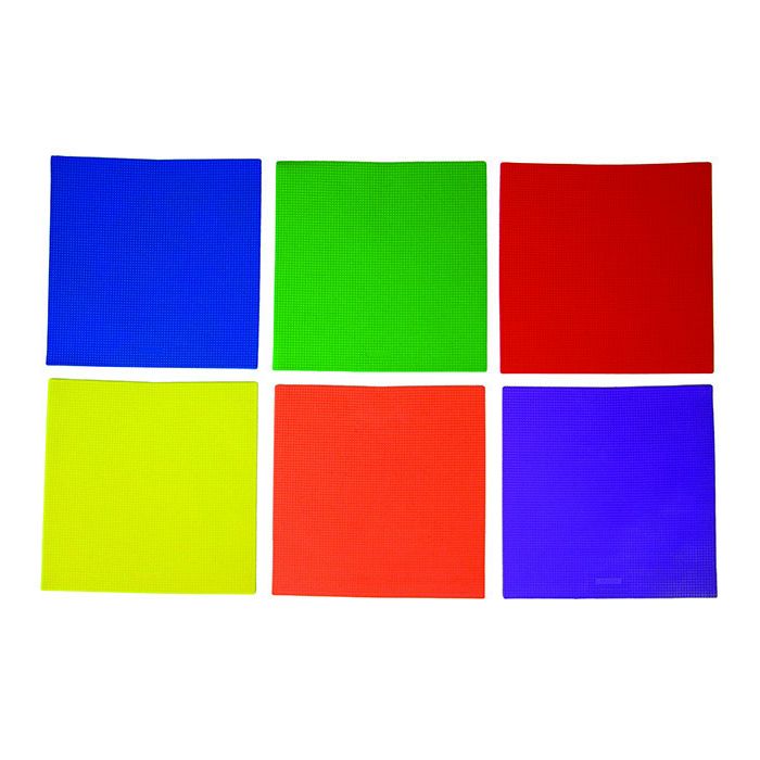 Square Floor Marker Pack - Pack of 6