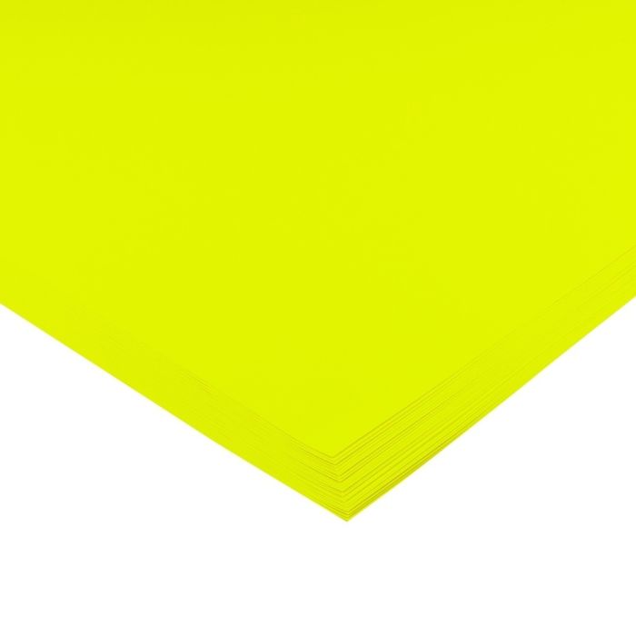 Poster Paper Sheets 510 x 760mm - Lemon - Pack of 25
