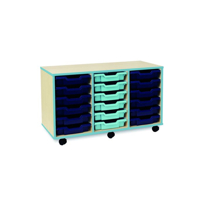 Shallow shop drawer unit